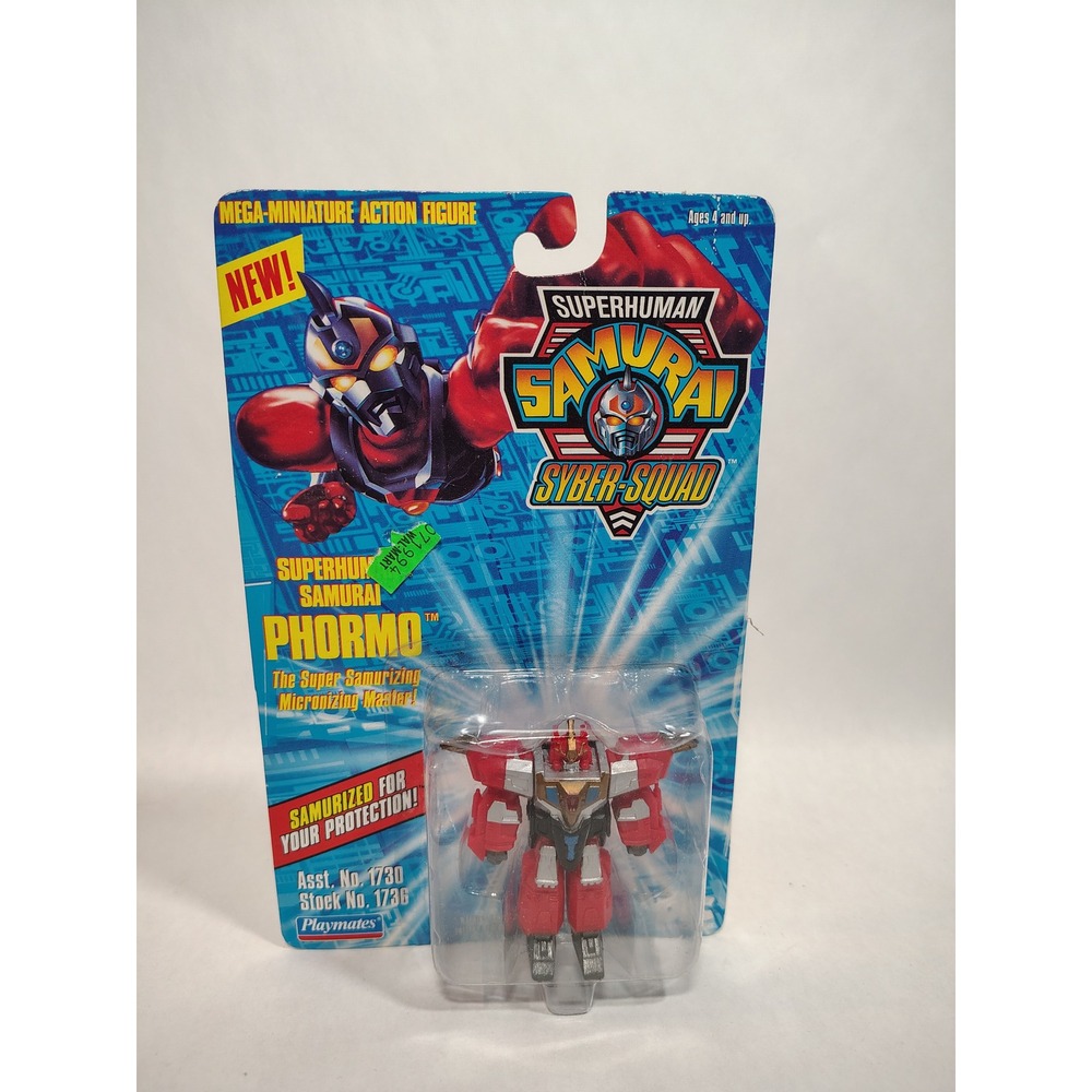 Superhuman Samurai Cyber Squad Phormo Mega Miniature Action Figure Playmates New
